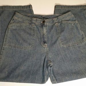 J. Jill Jeans High Waist Wide Leg 14P